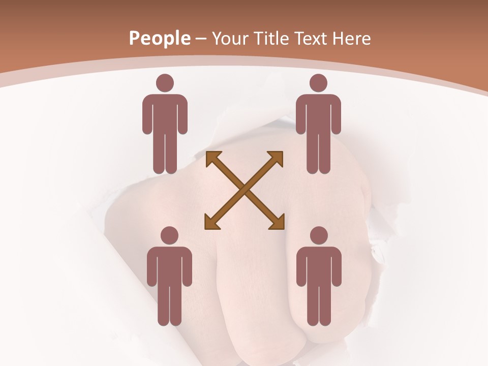 Strength Damaged Anger PowerPoint Template