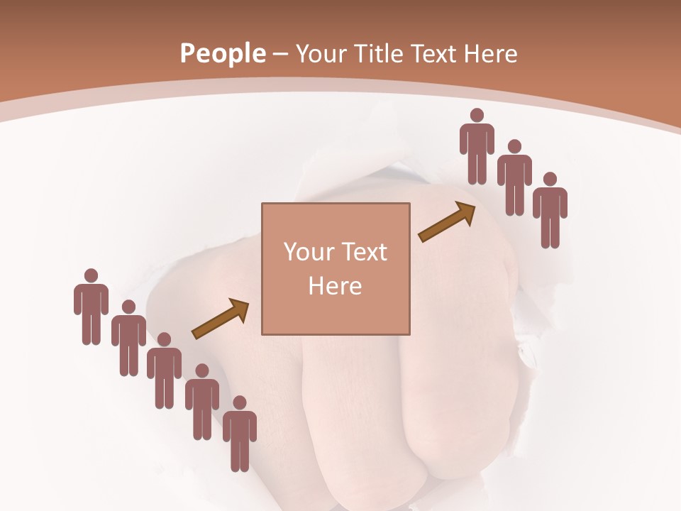 Strength Damaged Anger PowerPoint Template