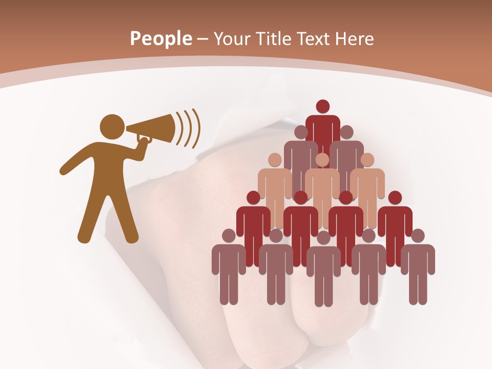 Strength Damaged Anger PowerPoint Template