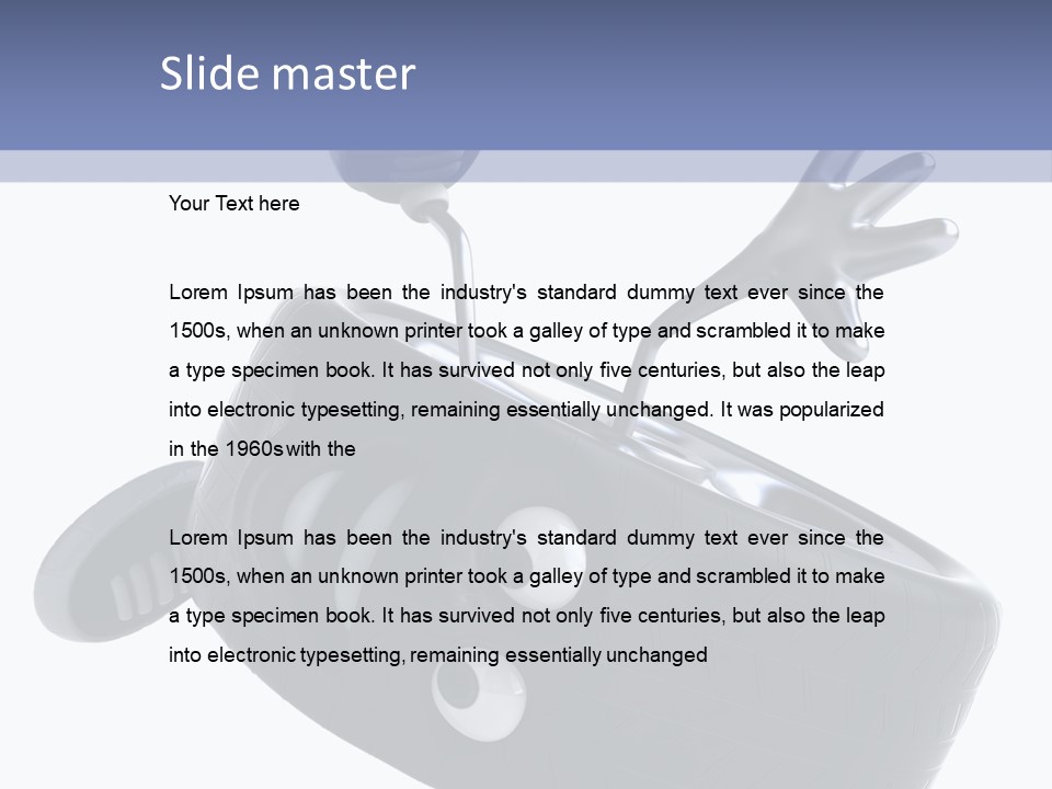 Wheel Service Rubber PowerPoint Template