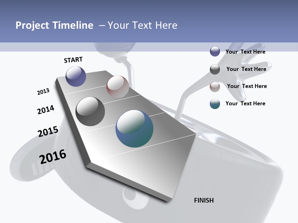 Wheel Service Rubber PowerPoint Template