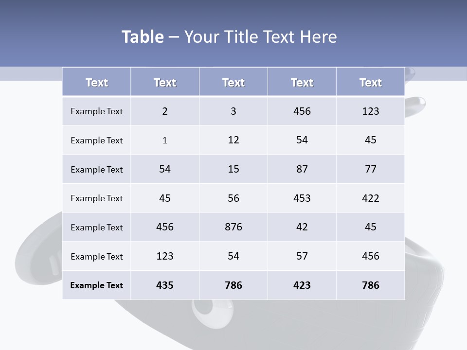 Wheel Service Rubber PowerPoint Template