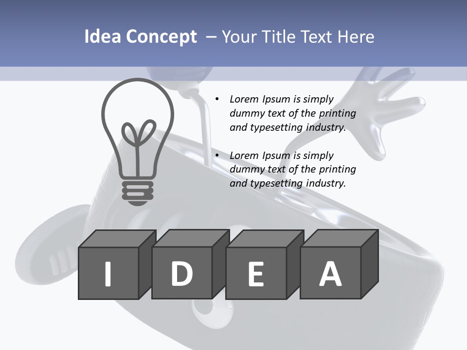 Wheel Service Rubber PowerPoint Template