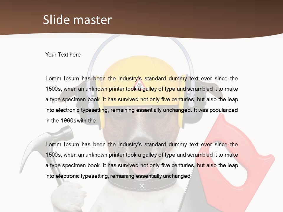 Animal Improvement Canine PowerPoint Template