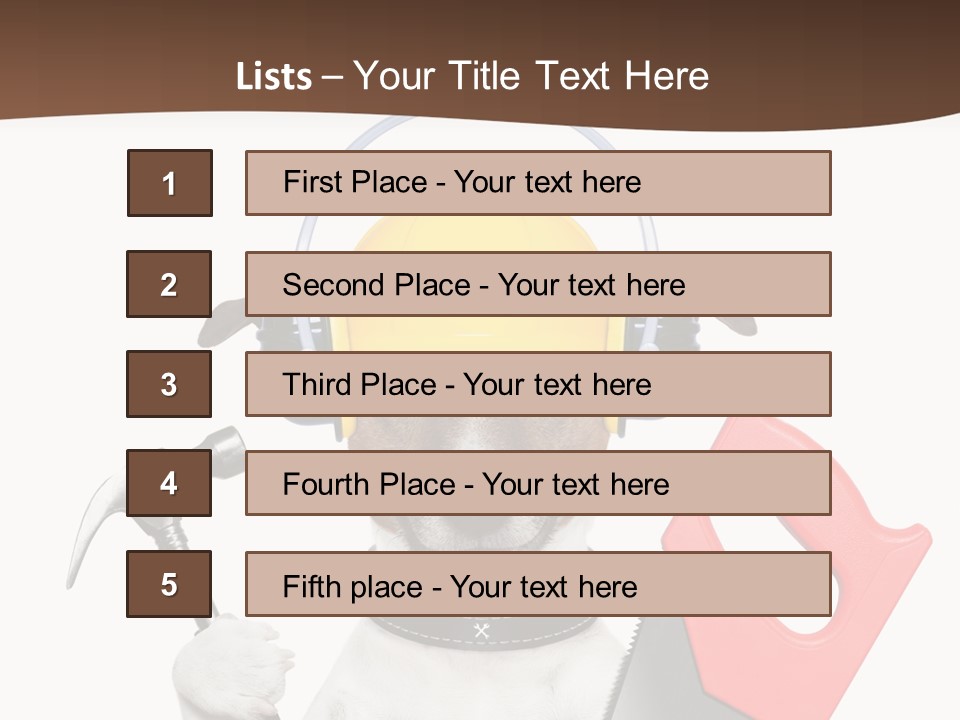 Animal Improvement Canine PowerPoint Template