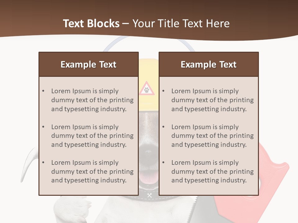 Animal Improvement Canine PowerPoint Template