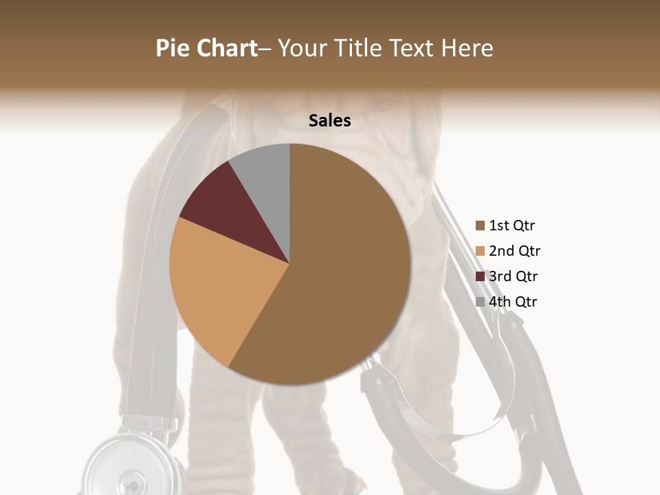 Mammal Puppy White PowerPoint Template