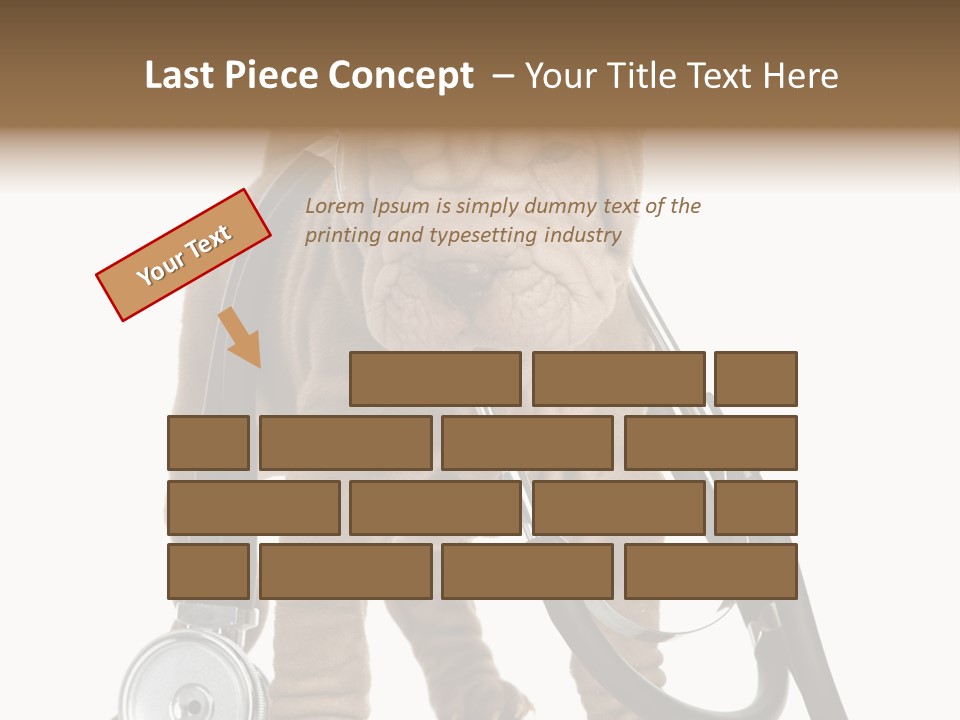 Mammal Puppy White PowerPoint Template