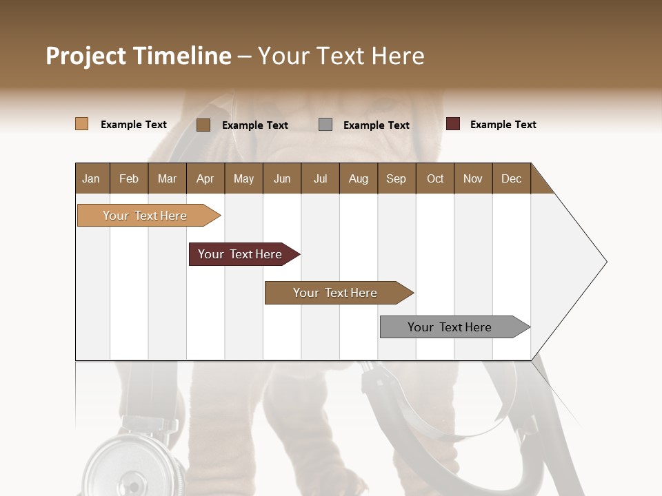 Mammal Puppy White PowerPoint Template