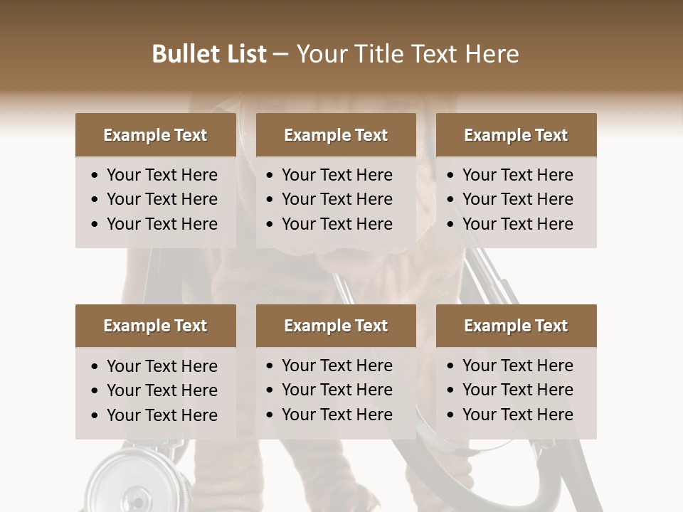 Mammal Puppy White PowerPoint Template