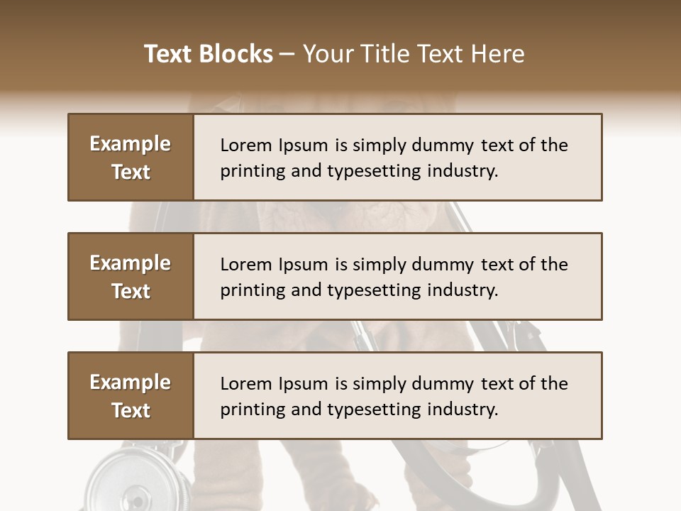 Mammal Puppy White PowerPoint Template