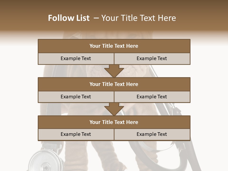 Mammal Puppy White PowerPoint Template