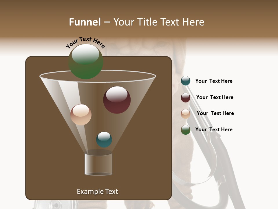 Mammal Puppy White PowerPoint Template