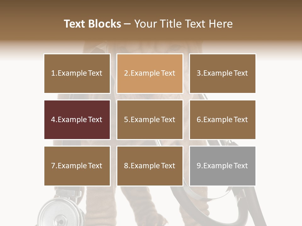 Mammal Puppy White PowerPoint Template