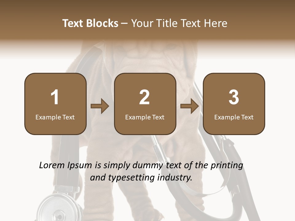 Mammal Puppy White PowerPoint Template