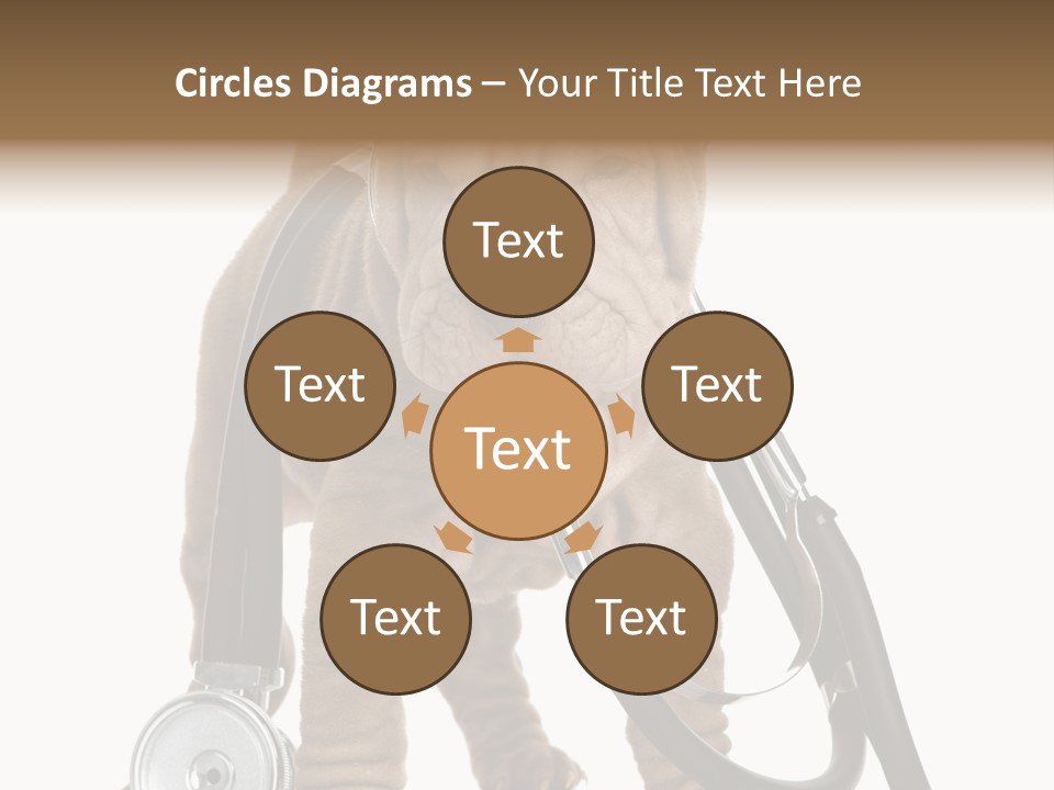 Mammal Puppy White PowerPoint Template