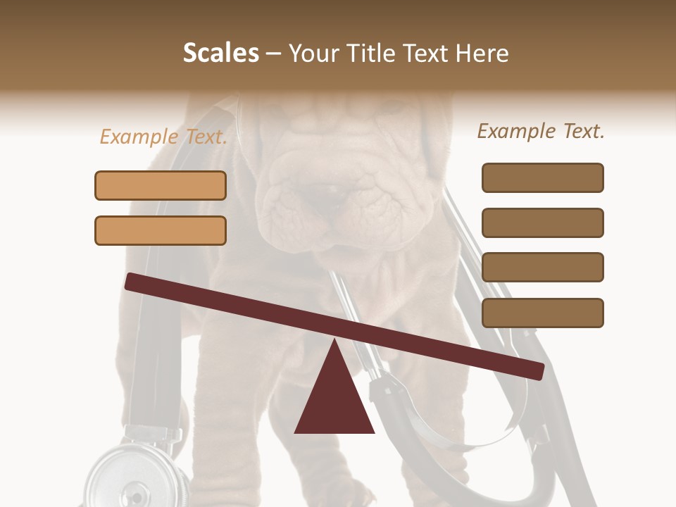 Mammal Puppy White PowerPoint Template
