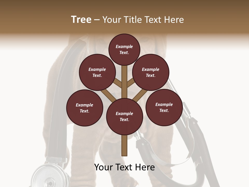 Mammal Puppy White PowerPoint Template