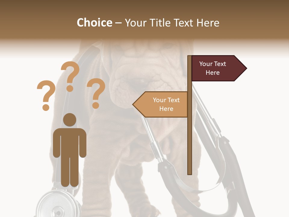 Mammal Puppy White PowerPoint Template