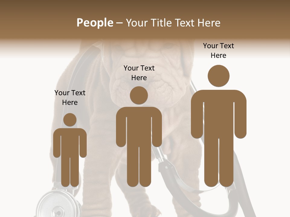 Mammal Puppy White PowerPoint Template