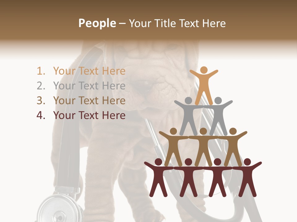 Mammal Puppy White PowerPoint Template