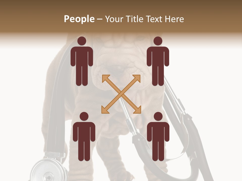 Mammal Puppy White PowerPoint Template