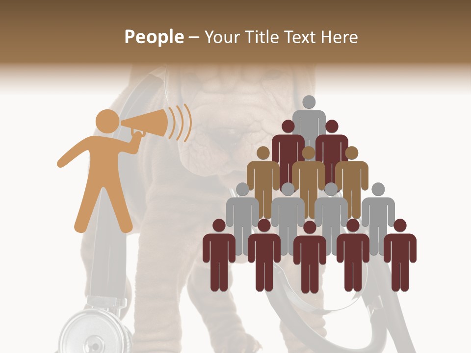 Mammal Puppy White PowerPoint Template