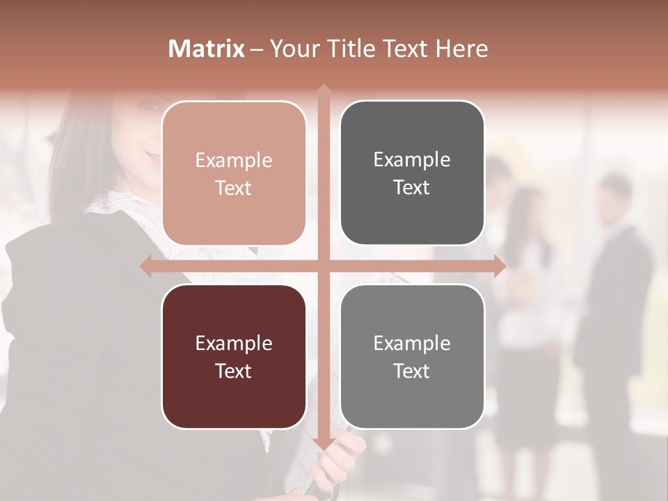 Confident Friendly Face PowerPoint Template