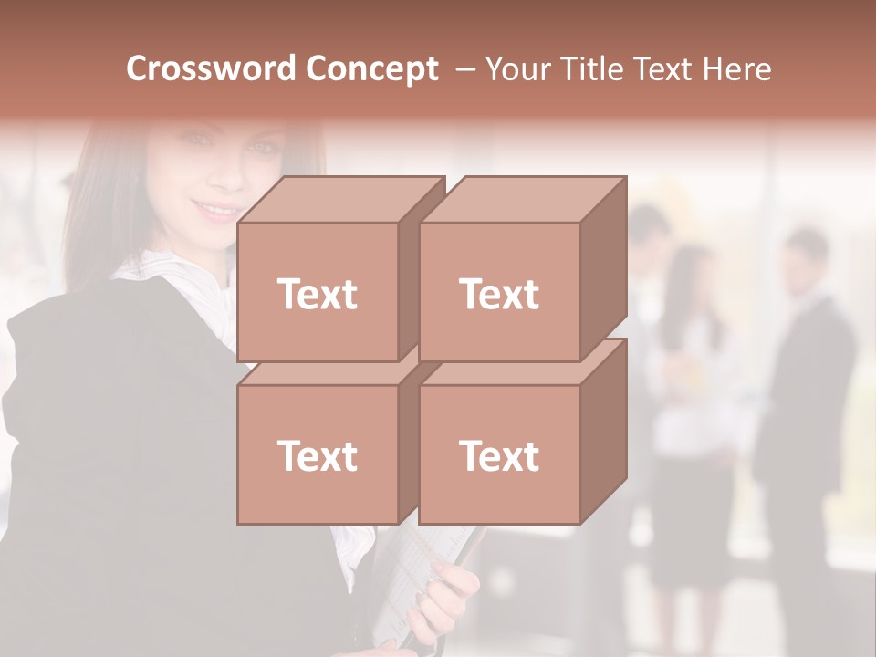 Confident Friendly Face PowerPoint Template