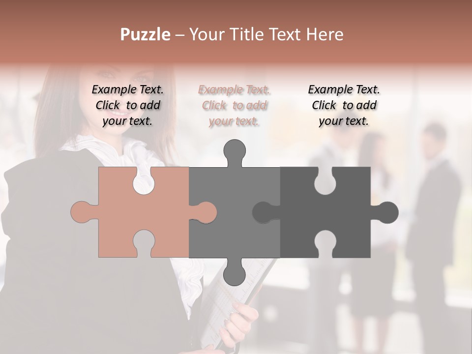 Confident Friendly Face PowerPoint Template