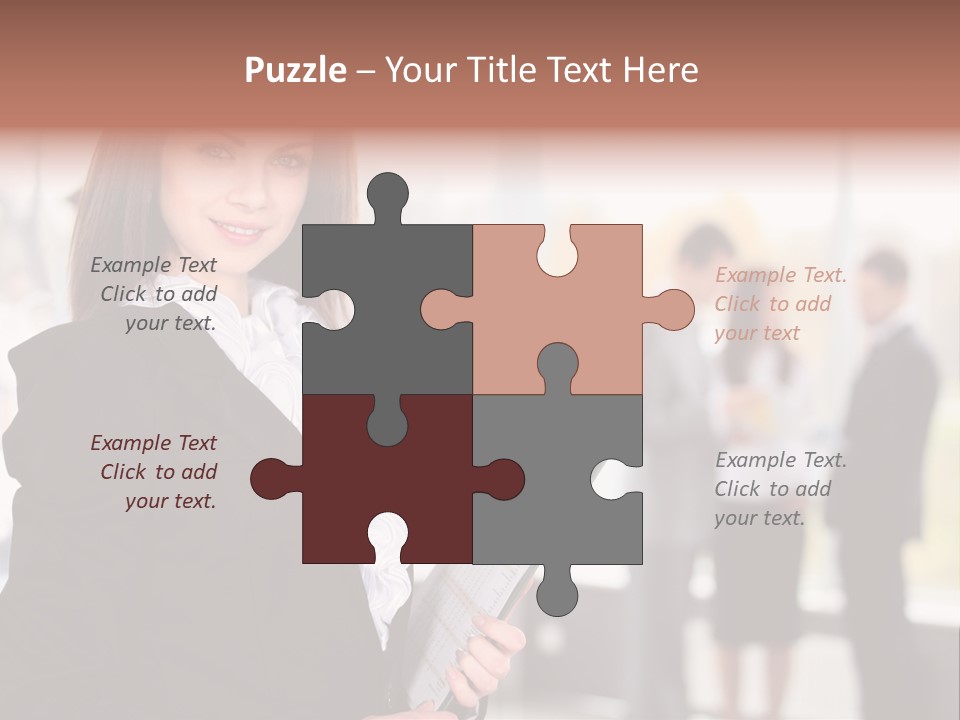 Confident Friendly Face PowerPoint Template