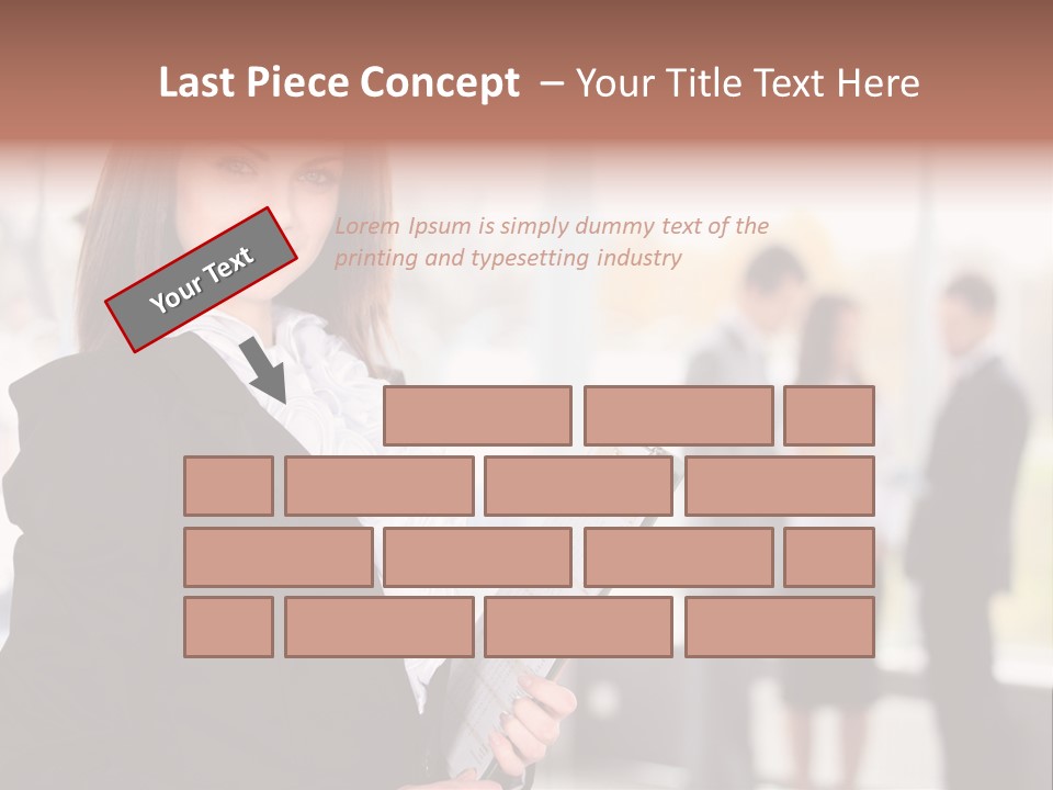 Confident Friendly Face PowerPoint Template