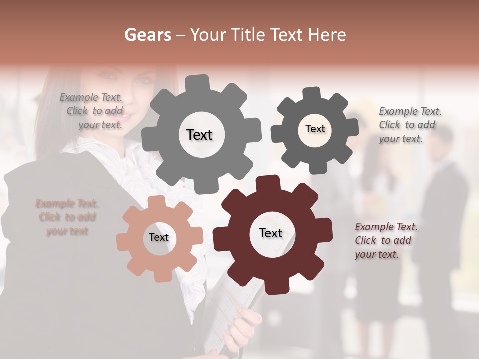 Confident Friendly Face PowerPoint Template