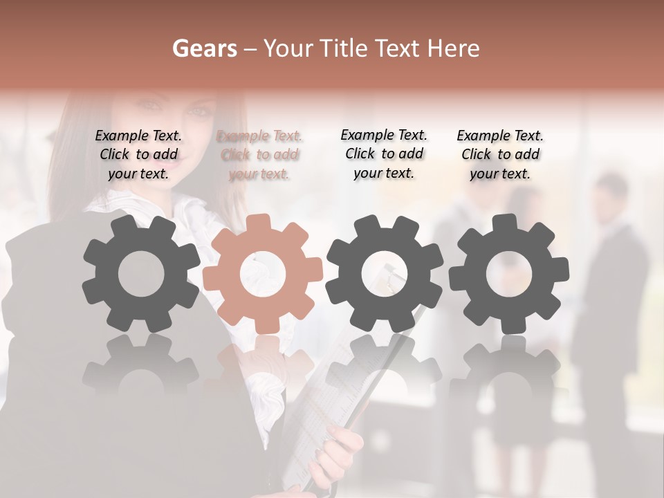 Confident Friendly Face PowerPoint Template