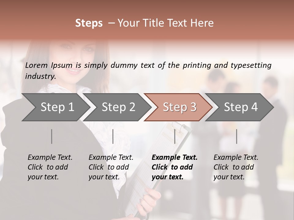 Confident Friendly Face PowerPoint Template