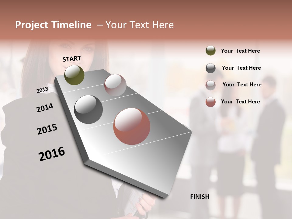 Confident Friendly Face PowerPoint Template