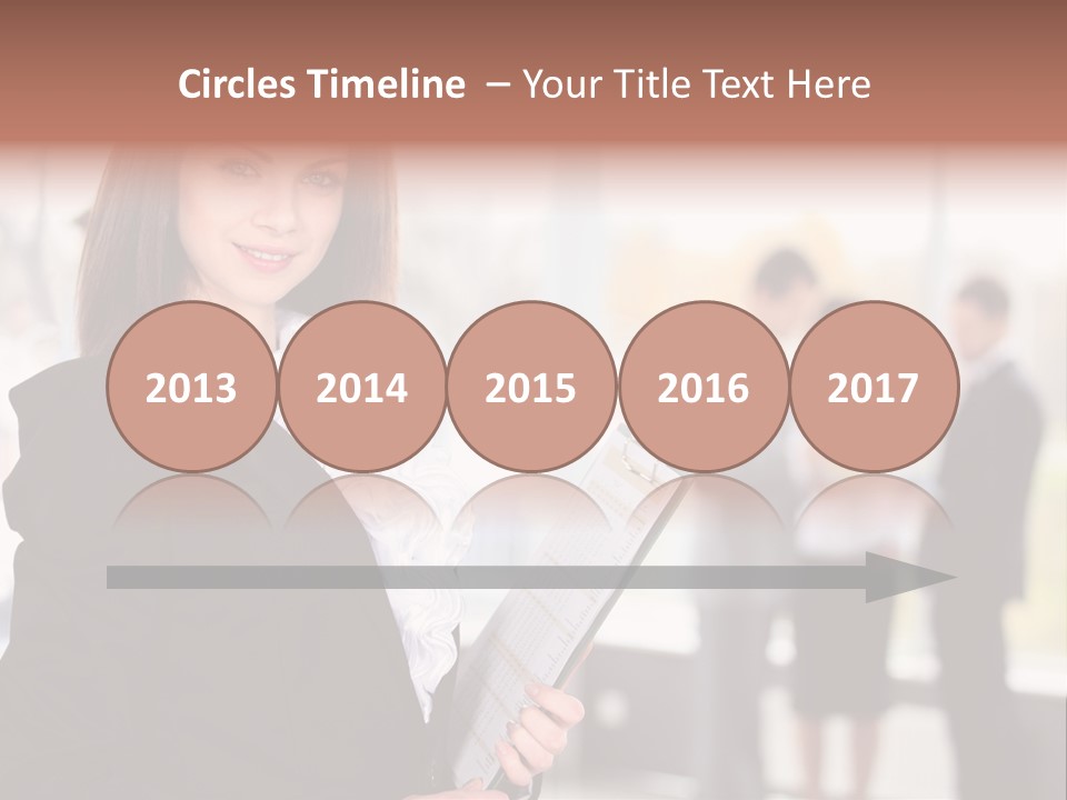 Confident Friendly Face PowerPoint Template