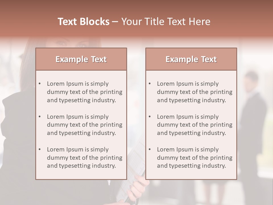 Confident Friendly Face PowerPoint Template