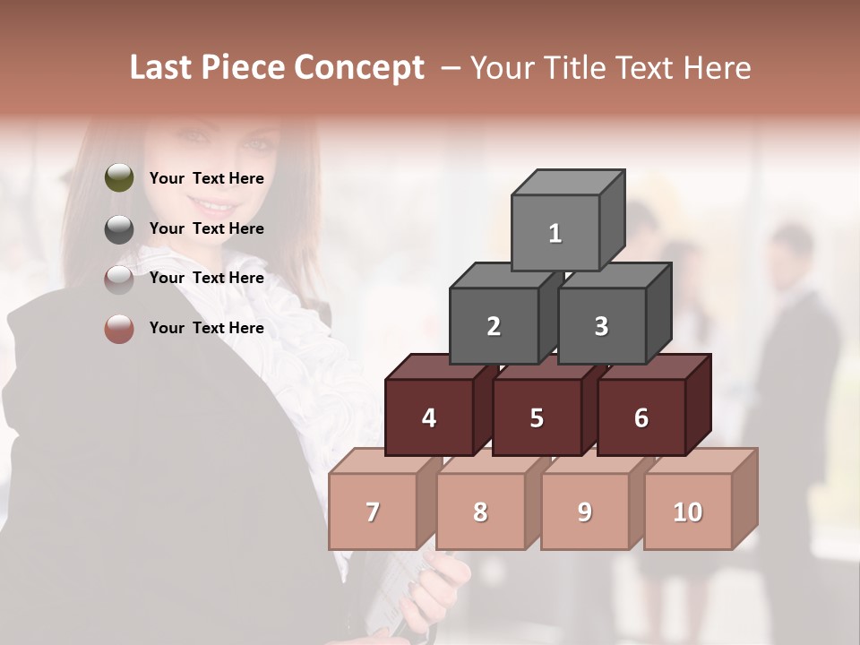 Confident Friendly Face PowerPoint Template