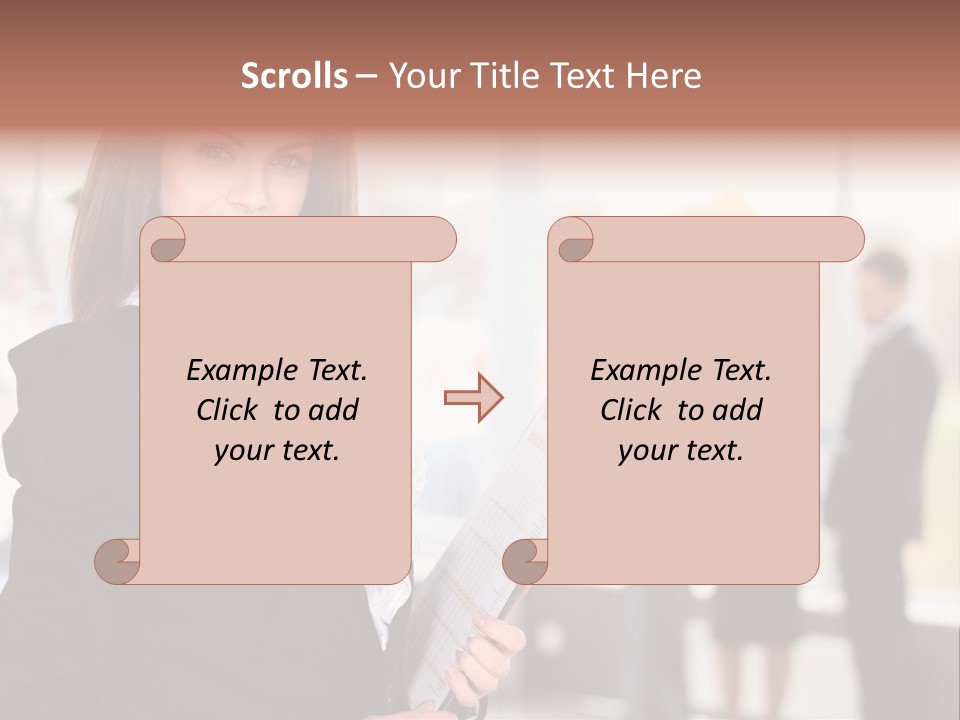 Confident Friendly Face PowerPoint Template