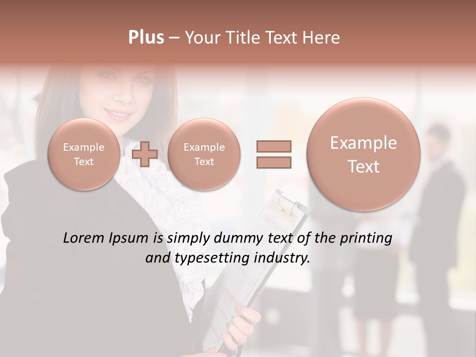 Confident Friendly Face PowerPoint Template
