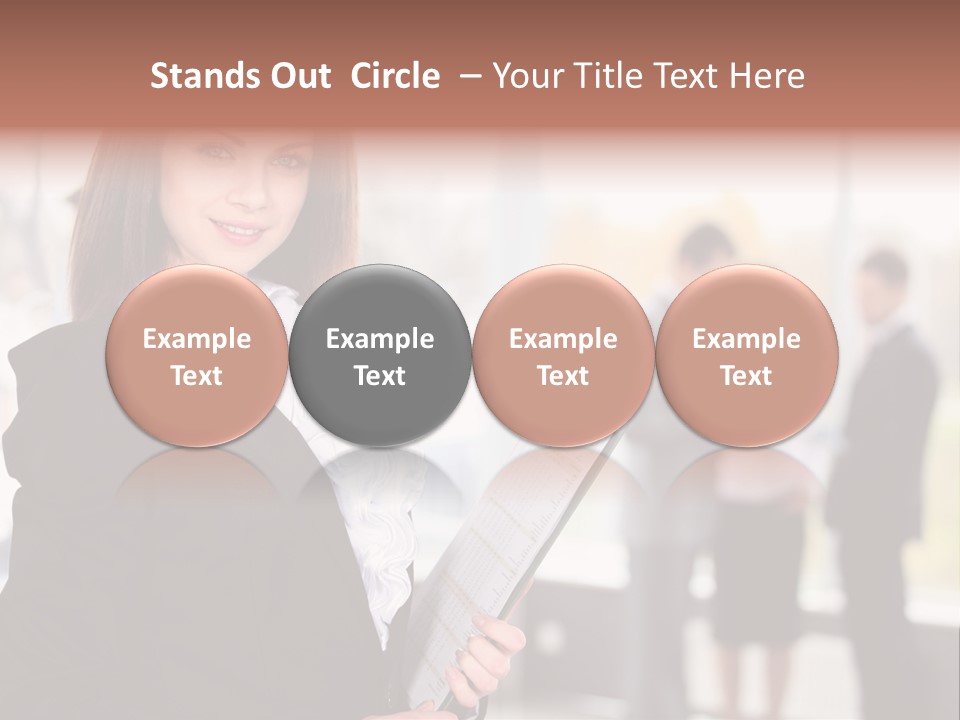 Confident Friendly Face PowerPoint Template