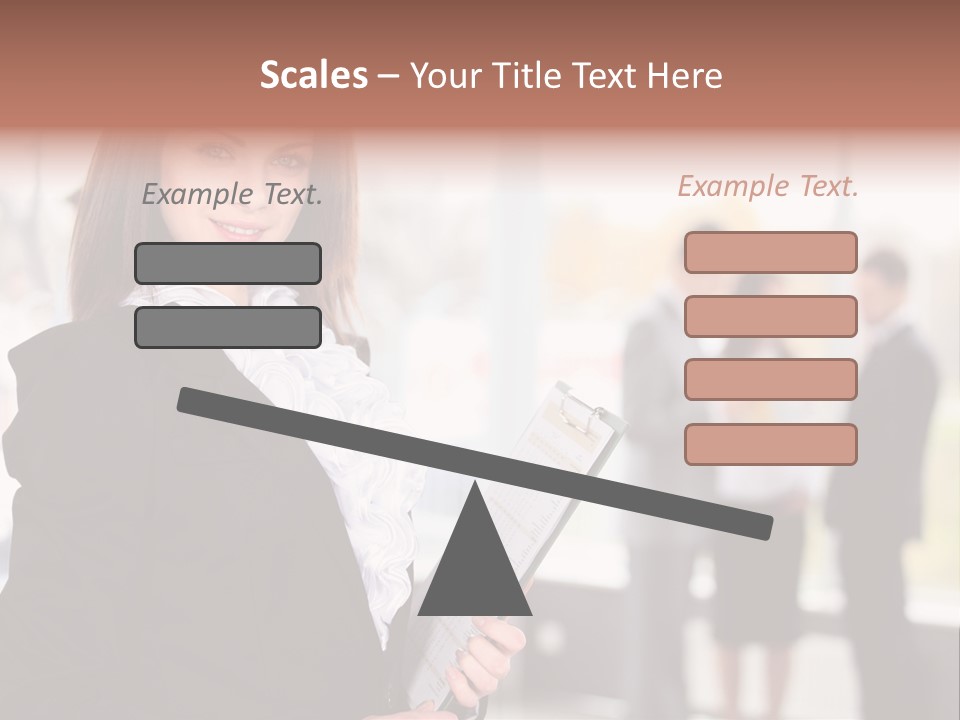 Confident Friendly Face PowerPoint Template