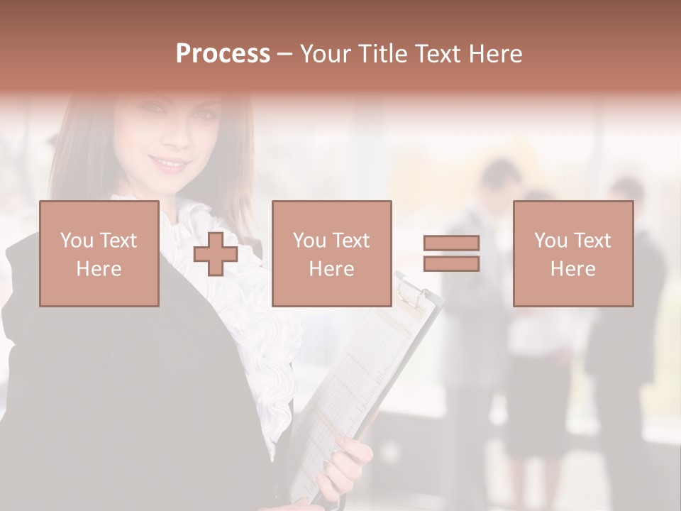 Confident Friendly Face PowerPoint Template