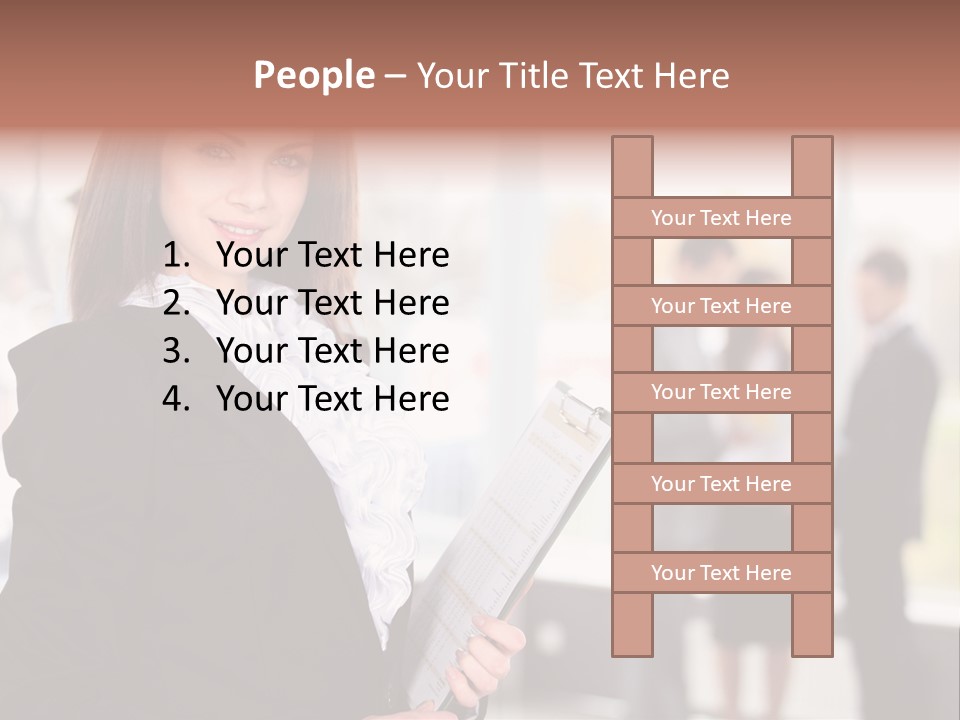 Confident Friendly Face PowerPoint Template