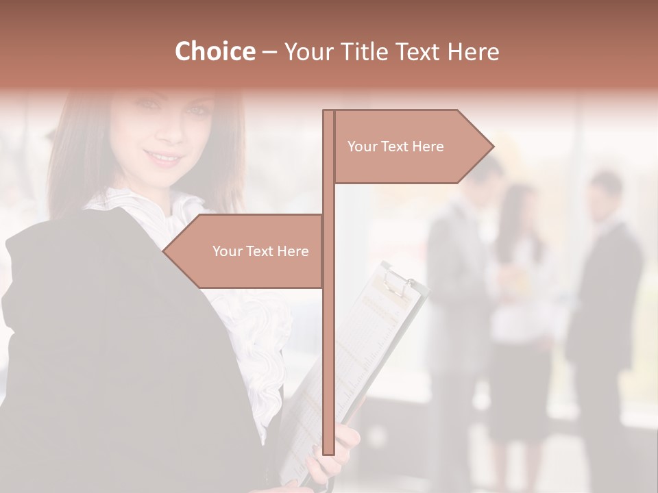 Confident Friendly Face PowerPoint Template