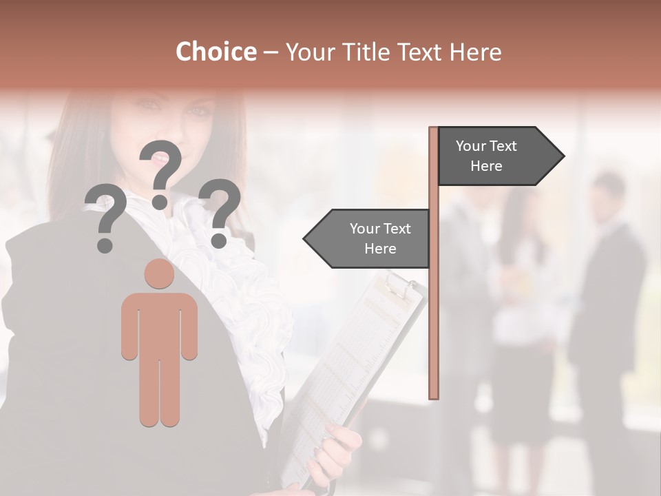 Confident Friendly Face PowerPoint Template