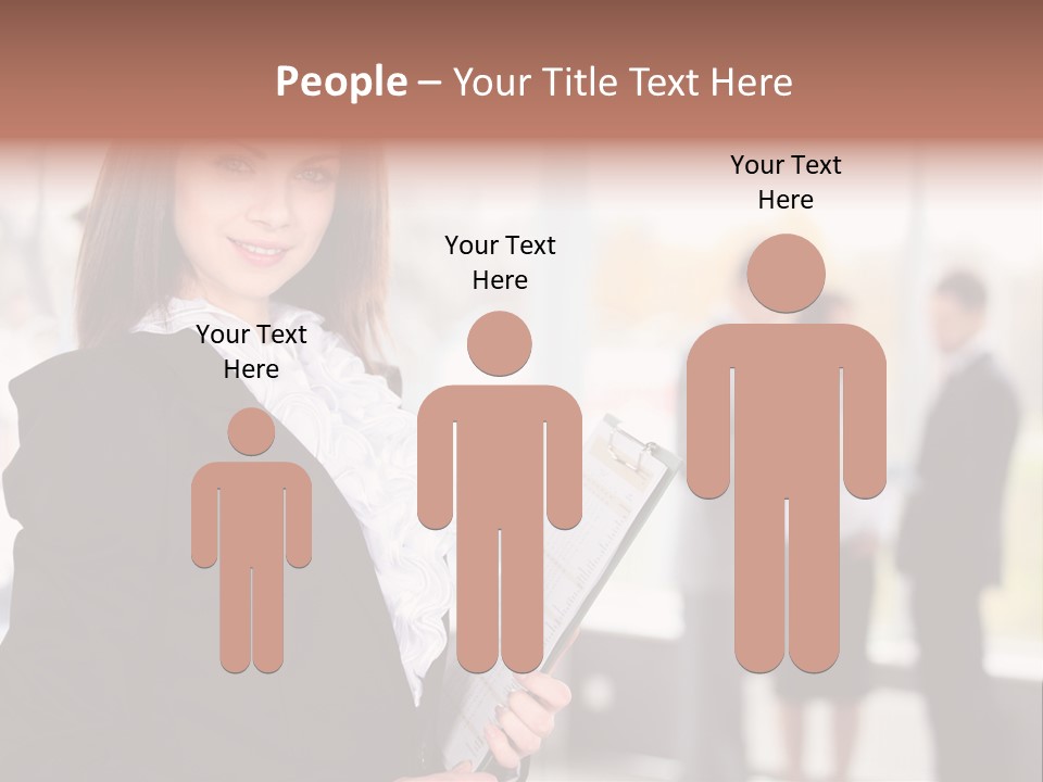 Confident Friendly Face PowerPoint Template