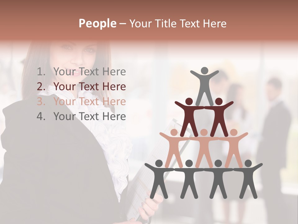 Confident Friendly Face PowerPoint Template