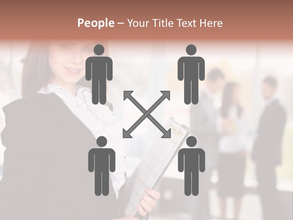 Confident Friendly Face PowerPoint Template